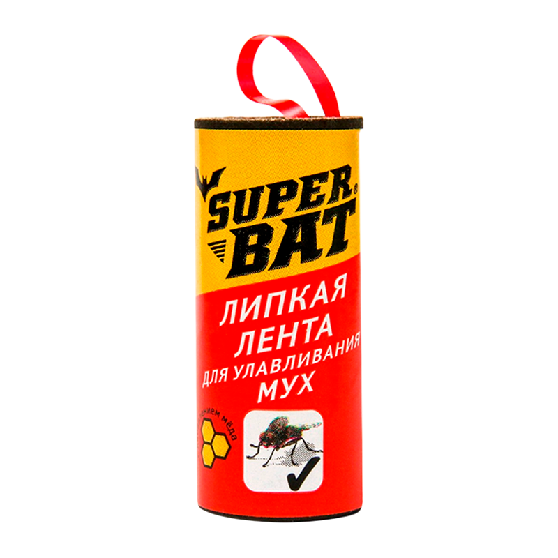 Лента от мух SuperBAT 1шт. (1/100/1000)