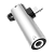 Переходник AUX HOCO LS21 Jack 3.5mm (f)-Lightning (m)/Lightning (f) пластик серебряный (1/30/300)