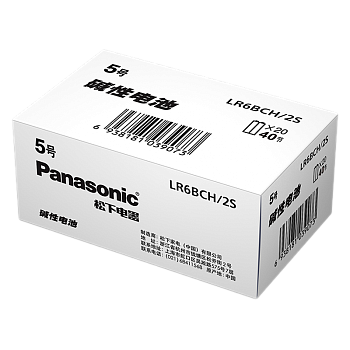 Батарейка Panasonic Power LR6 AA BOX40 SR2 Alkaline 1.5V CN (Китай) (40/400)
