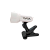 Светильник настольный Ultraflash UF-381 40W 230V E27 прищепка ЛОН белый (1/40)