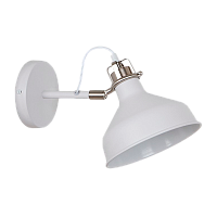 Светильник настенный Camelion WML-425 Amsterdam 40W 230V E27 хром белый (1/12)