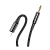 Переходник AUX Borofone BL7 Jack 3.5mm (m)-Lightning (m) 1.0м нейлон черный (1/360)
