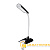 Светильник настольный Ultraflash UF-712 6W 220V 1LED на основании сенс. черный