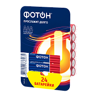 Батарейка Фотон LR03 AAA BOX24 Alkaline 1.5V (24/240/720)