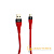 Кабель HOCO U53 USB (m)-microUSB (m) 1.2м 4.0A нейлон красный (1/22/220)