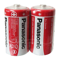 Батарейка Panasonic R14 C SH2 Zinc Carbon 1.5V (2/24/120)