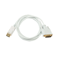 Кабель Atcom AT9503 DVI-D 25 (m)-DVI-D 25 (m) 1.8м ПВХ белый в пакете (1/100)