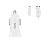 Автомобильное З/У HOCO Z2 1USB 1.5A с кабелем Lightning белый (1/28/280)