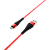 Кабель Borofone BX32 USB (m)-microUSB (m) 1.0м 2.4A нейлон красный (1/360)