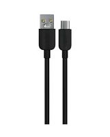 Кабель MORE CHOICE K85as USB (m)-Type-C (m) 1м 6A 66W ПВХ QC3.0 черный (1/20/200)
