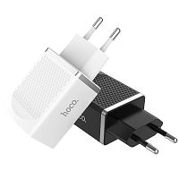 Сетевое З/У HOCO C42A 1USB 3.0A QC3.0 черный (1/21/126) 