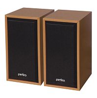 Колонки 2.0 Perfeo CABINET Jack 3.5мм дерево