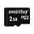Карта памяти microSD Smartbuy 2GB Class4 10 МБ/сек без адаптера
