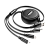 Кабель HOCO X75 USB (m)-Lightning/Type-C/microUSB (m) 1.0м 2.0A ПВХ черный (1/24/240)
