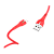 Кабель HOCO X45 USB (m)-Lightning (m) 1.0м 2.4A силикон красный (1/22/220)