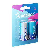 Батарейка Космос R14 C BL2 Zinc Carbon 1.5V (2/24/192) 