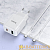 Сетевое З/У HOCO N5 1USB/Type-C 3.0A 20W PD3.0 с кабелем Type-C-Type-C белый (1/12/120)