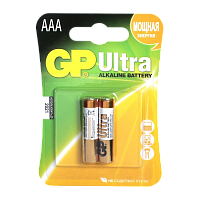 Батарейка GP Ultra LR03 AAA BL2 Alkaline 1.5V (2/20/160) R