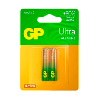 Батарейка GP ULTRA G-Tech LR03 AAA BL2 Alkaline 1.5V (2/20/160) R