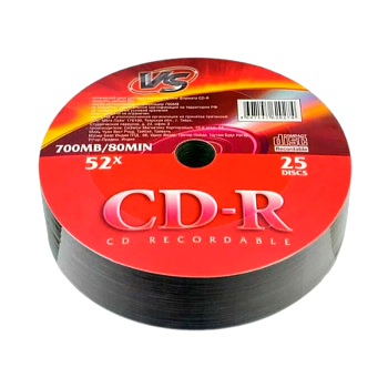 Диск CD-R VS 700MB 52x SH25 (25/600)
