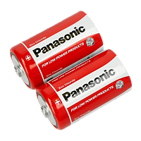 Батарейка Panasonic R20 D SH2 Zinc Carbon 1.5V (2/24/120)