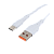 *Кабель GoPower GP06T USB (m)-Type-C (m) 1.0м 2.4A ПВХ белый (1/200/800) 