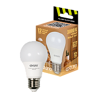Лампа светодиодная Фаzа A60 E27 12W 3000К 220-240V груша (1/10/100)