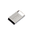 Флеш-накопитель GoPower MINI 16GB USB2.0 металл серебряный (1/50/1000)