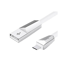 Кабель HOCO X4 USB (m)-Type-C (m) 1.2м 2.4A силикон белый (1/32/320)