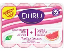 Крем-мыло Duru 1+1 розовый Грейпфрут 80г 4шт.