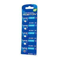 Батарейка Robiton STANDARD G1/LR621/LR60/364A/164 BL5 Alkaline 1.5V 0%Hg (5/100)