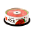 Диск CD-R Smartbuy Fresh-Watermelon 52x 80min 10шт. cake box (50/250)