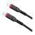 Кабель HOCO X59 Type-C (m)-Type-C (m) 2.0м 3.0A нейлон черный (1/33/330)