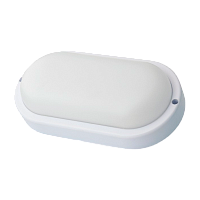 Светильник влагозащищенный Ultraflash LBF-0412 12W 220V LED IP65 85мм белый (1/40)