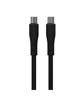 Кабель MORE CHOICE K60aa Type-C (m)-Type-C (m) 1м 3.0A ПВХ черный (1/20/200)