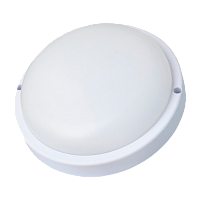 Светильник влагозащищенный Ultraflash LBF-0801AS 12W 220V LED IP65 с датчиком движения белый (1/40)