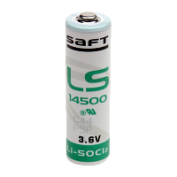 Батарейка Saft 14500 AA Б/УП Li-SOCl2 3.6V (Китай) (1/600)