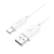 Кабель HOCO X88 USB (m)-Type-C (m) 1.0м 3.0A ПВХ белый (1/420)