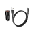 Автомобильное З/У Borofone BZ19B 2USB 18W с кабелем microUSB черный (1/94/376)