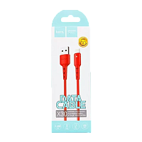 Кабель HOCO X30 USB (m)-Lightning (m) 1.2м 2.0A TPE красный (1/30/300)
