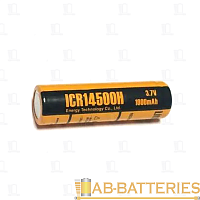 Аккумулятор Li-ion ET ICR14500H AA BL2 1000mAh