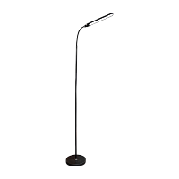 Торшер Ultraflash UF-830 12W LED 3 ур.ярк. на основании черный (1/6) 