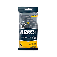 Бритва одноразовая Arko "MEN Regular 2" 2 лезвия 5шт. (1/40)