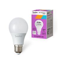 Лампа светодиодная Sweko A60 E27 15W 6500К 230V (1/5/100)