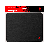 Коврик для мыши Defender Black ONE 200х250х2 черный (1/100)