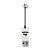 Картридер Smartbuy 706 USB2.0 microSD белый (1/20)