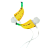 Наушники внутриканальные L-PRO S51MP Banana желтый белый (1/10/120)