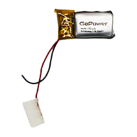 Аккумулятор Li-Pol GoPower LP601120 PK1 3.7V 100mAh с/з (1/10/250)