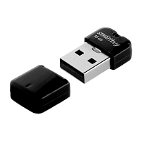 Флеш-накопитель Smartbuy ART 16GB USB2.0 пластик черный 