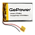 Аккумулятор Li-Pol GoPower LP754061 PK1 3.7V 2300mAh с защитой (1/10/250)